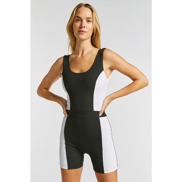 Year of Ours Johanna Rib Pisces Blue Onesie Romper Size XS - Picture 2 of 8